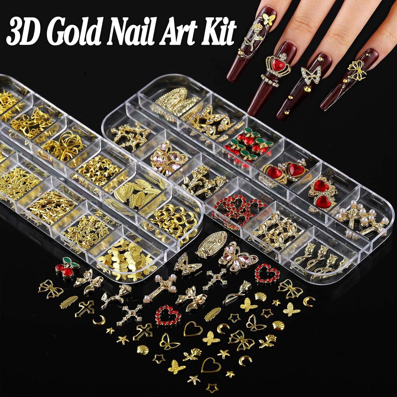 BANA Nail Charms for Rhinestones Kit 
