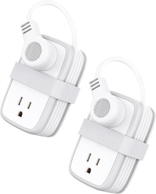 Travel Power Strip with USB 2 Pack