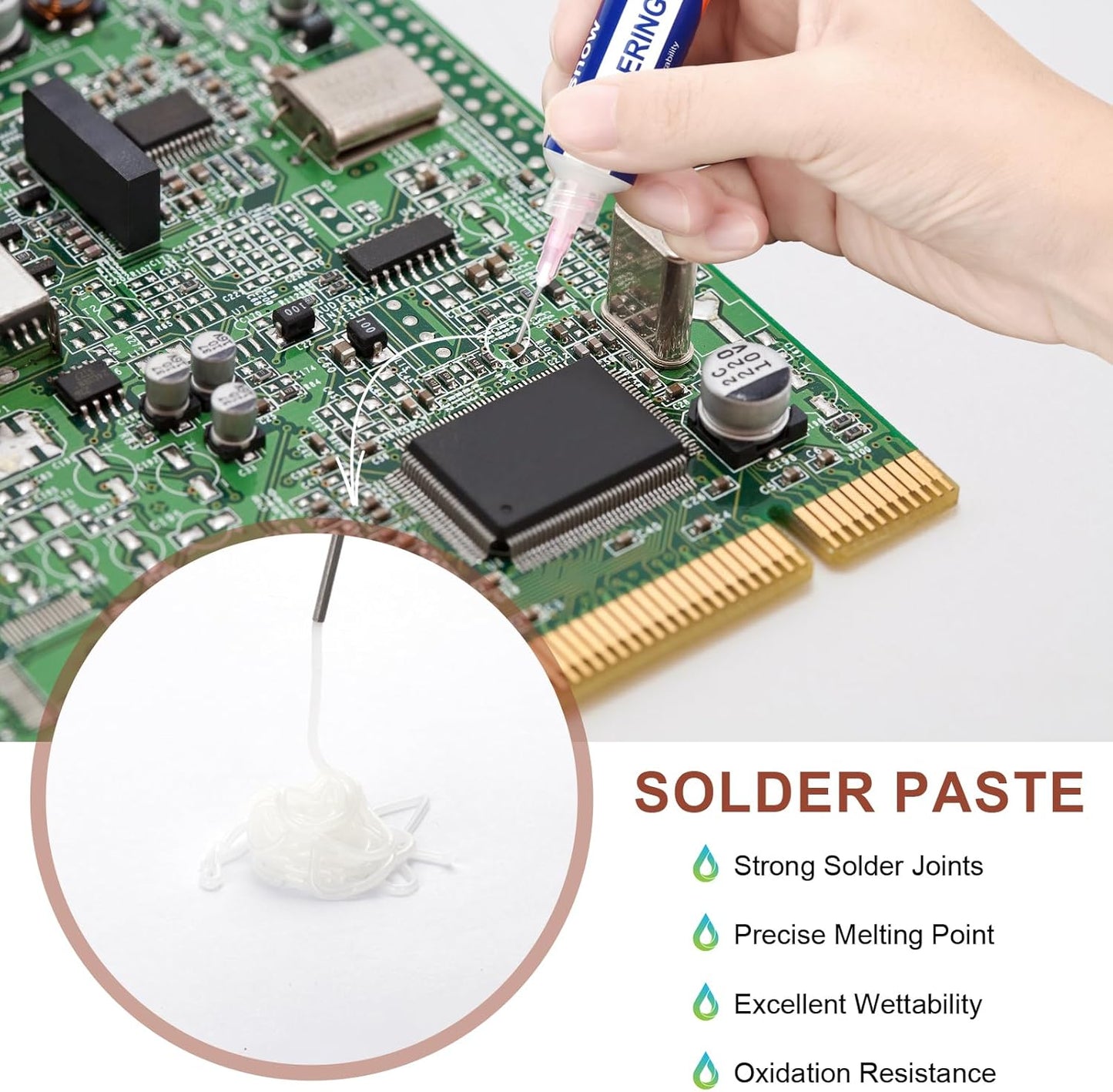 Solder Wick Braid and Solder Flux Paste