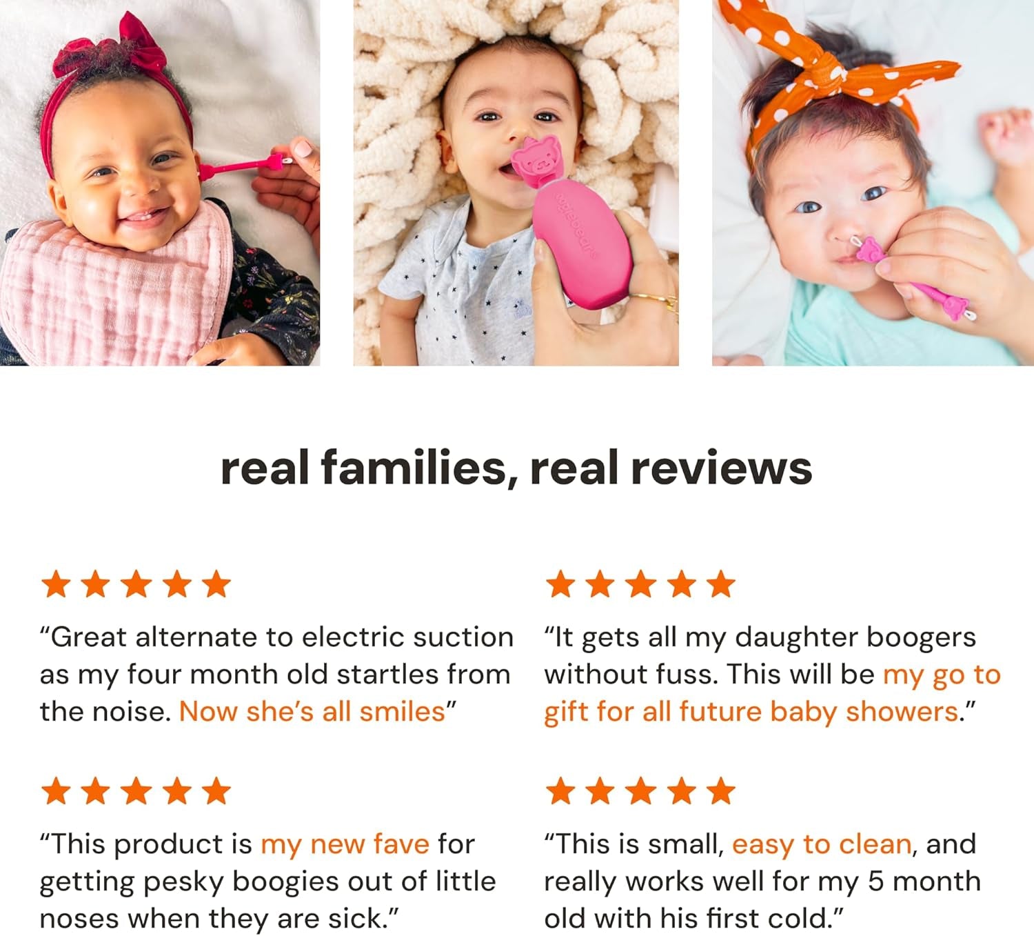 : Bearpair Baby Nose Cleaner & Ear Wax