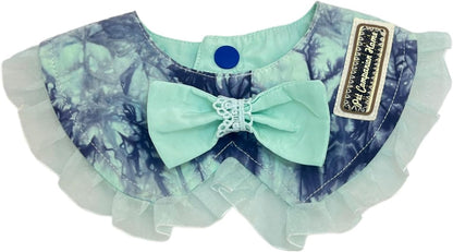 Adorable Tie-Dye Bib with Lace Trim