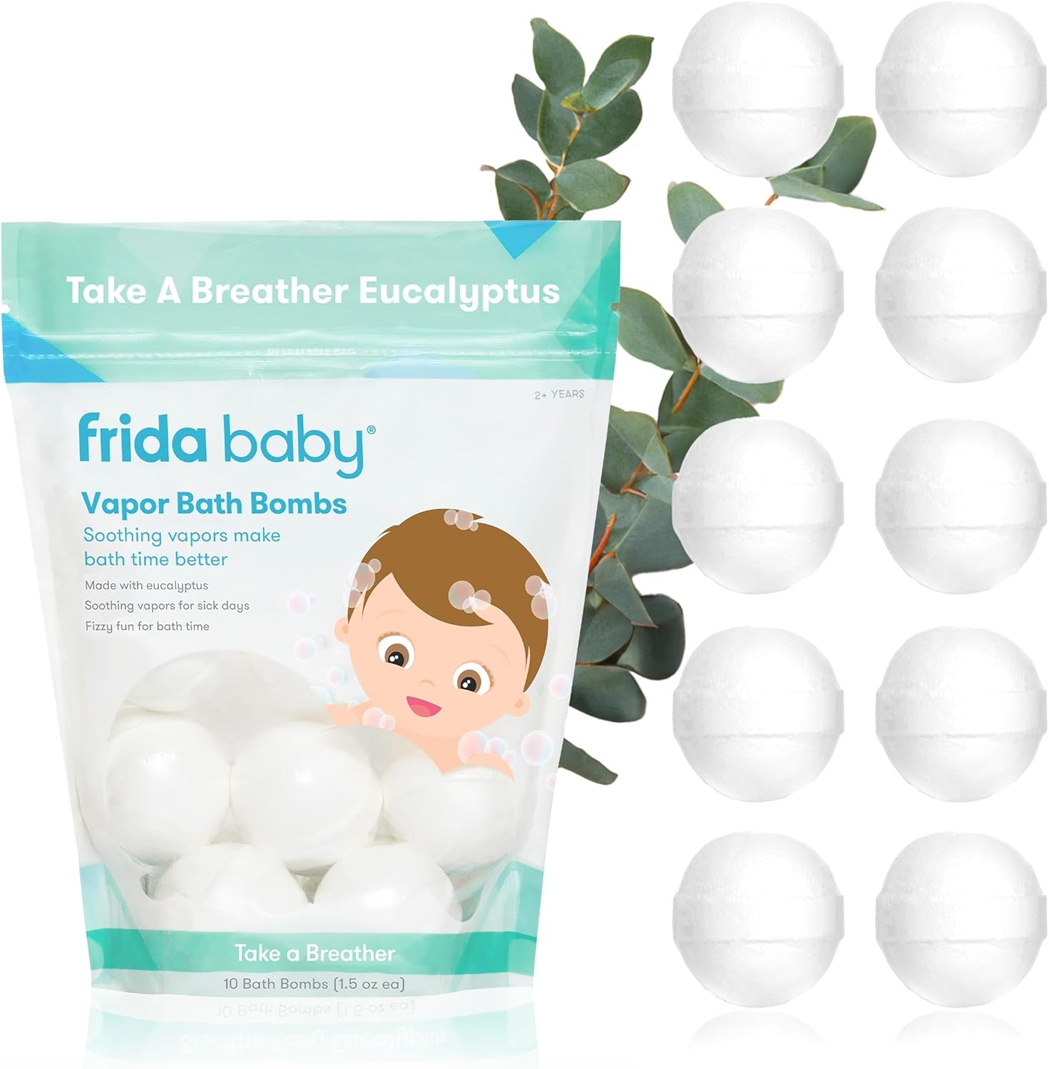 Natural Vapor Bath Bombs for Toddlers 