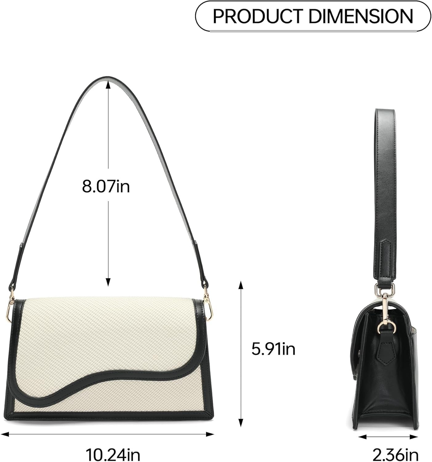 Shoulder Bag for Women Retro Classic 