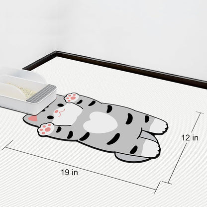 Cat Food Mat for Indoor Cats - No Stains