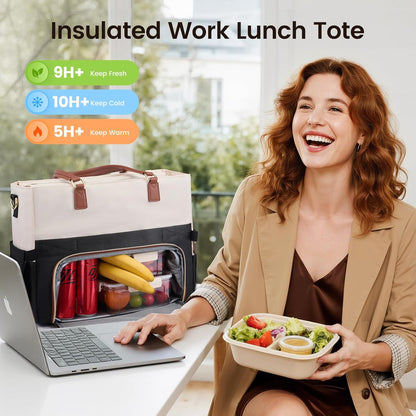 Lunch Tote Bag for Women, Work Bags 