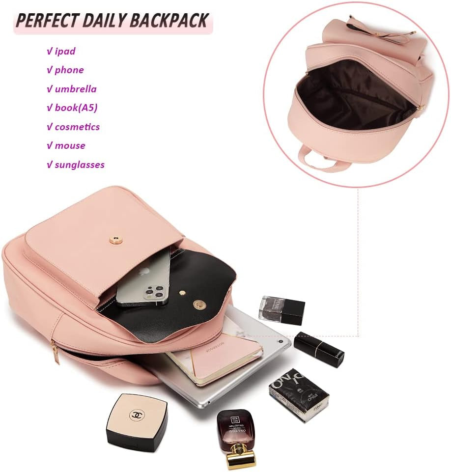 Cute Leather Mini Backpack Purse 