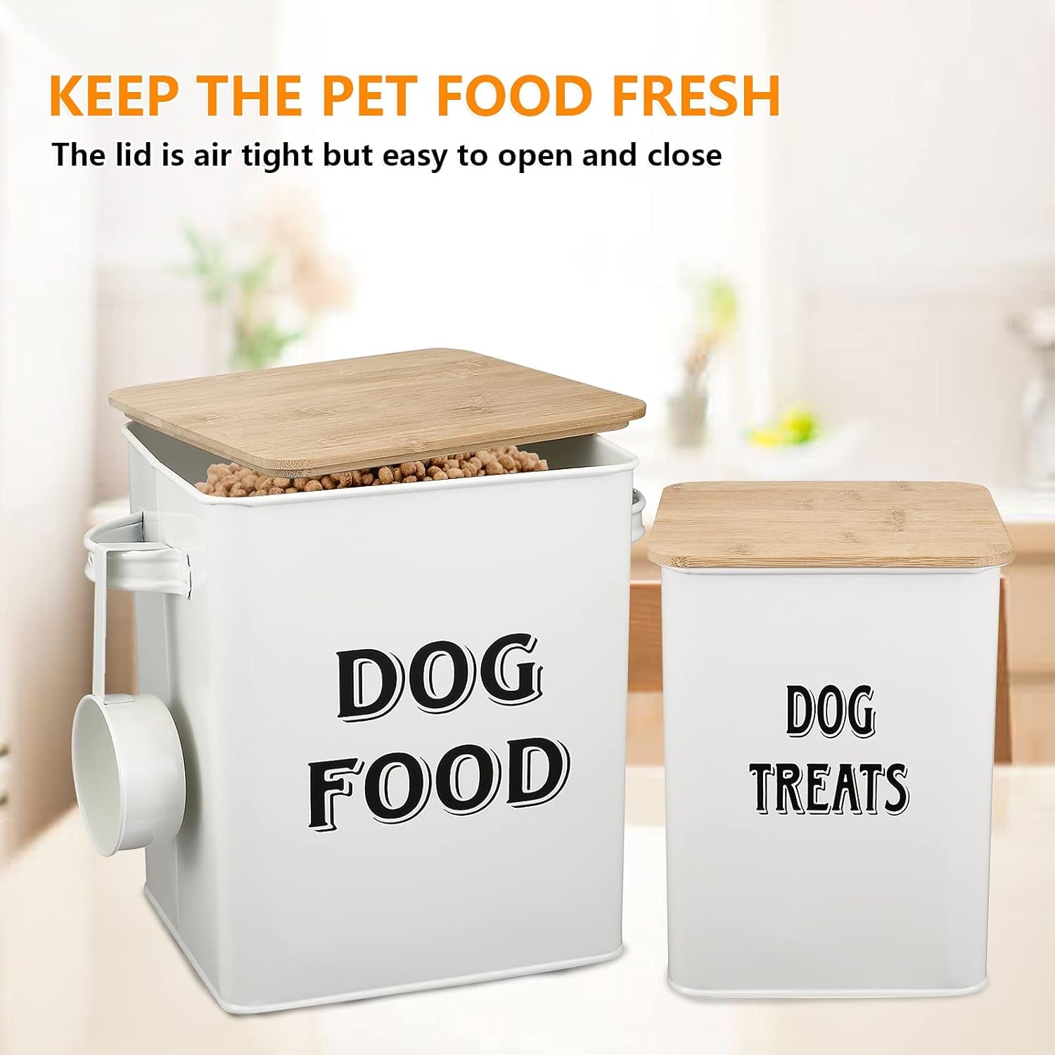 Dog Food Storage Container Farmhouse Pet