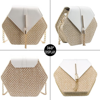 Women'S Crossbody Bag Cute Straw Bag