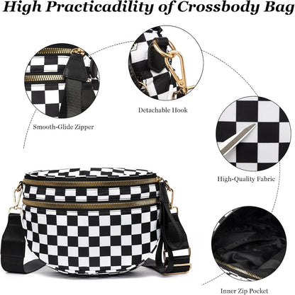 Crossbody Bags for Women Nylon Fanny