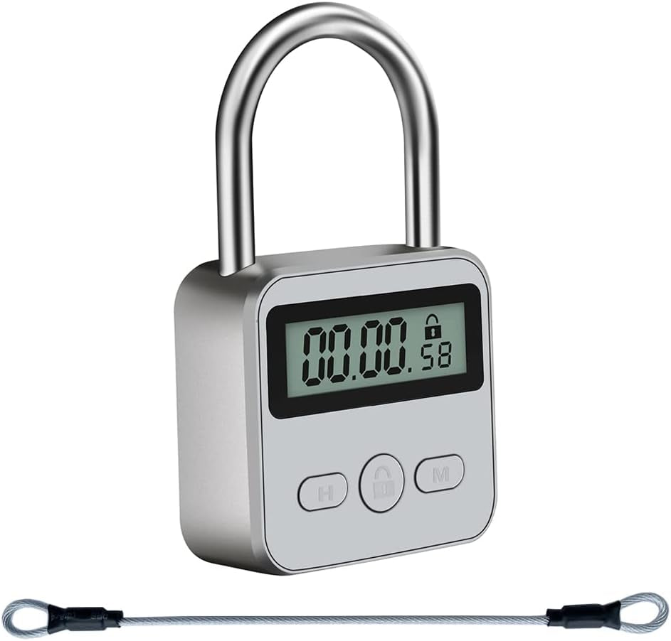 Metal Timer Lock, LCD Display