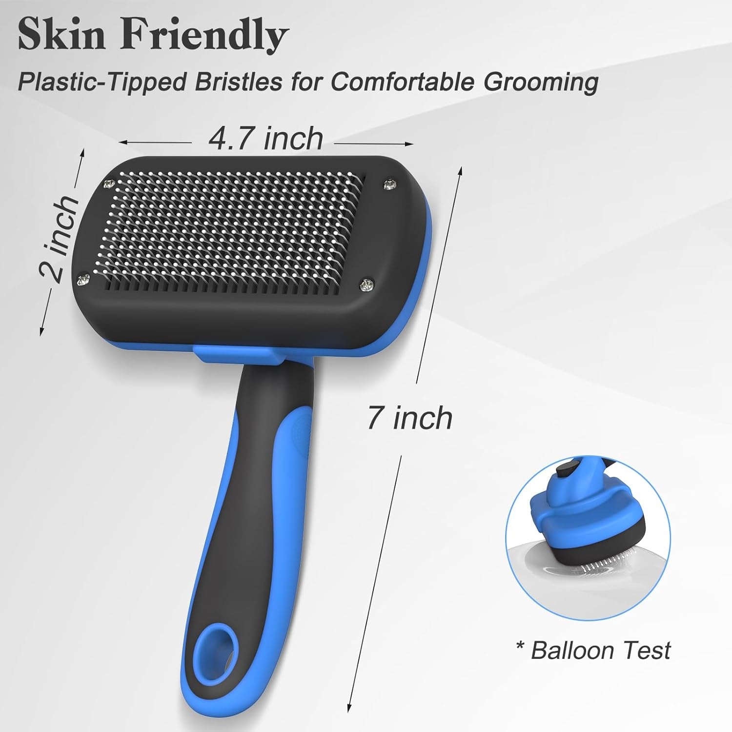 Self Cleaning Slicker Brush Skin Friendly