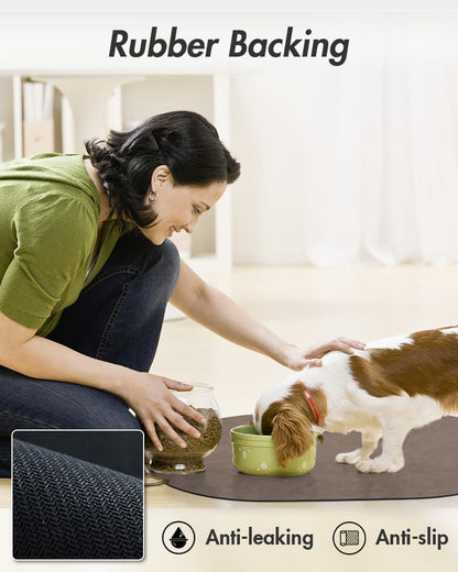 Absorbent Dog Water Mat-Cat Mat for Food