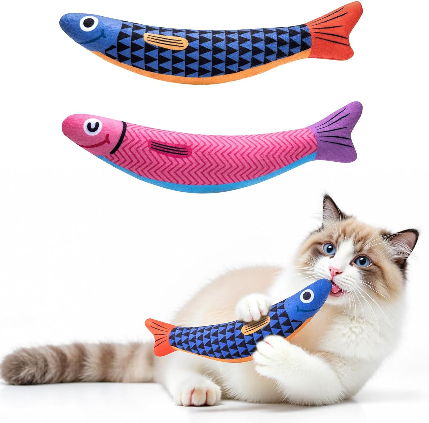 Cat Toys With[5000Mg A+Natural Catnip