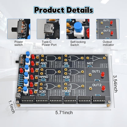 DIY Logic Gate Circuit Soldering Kit