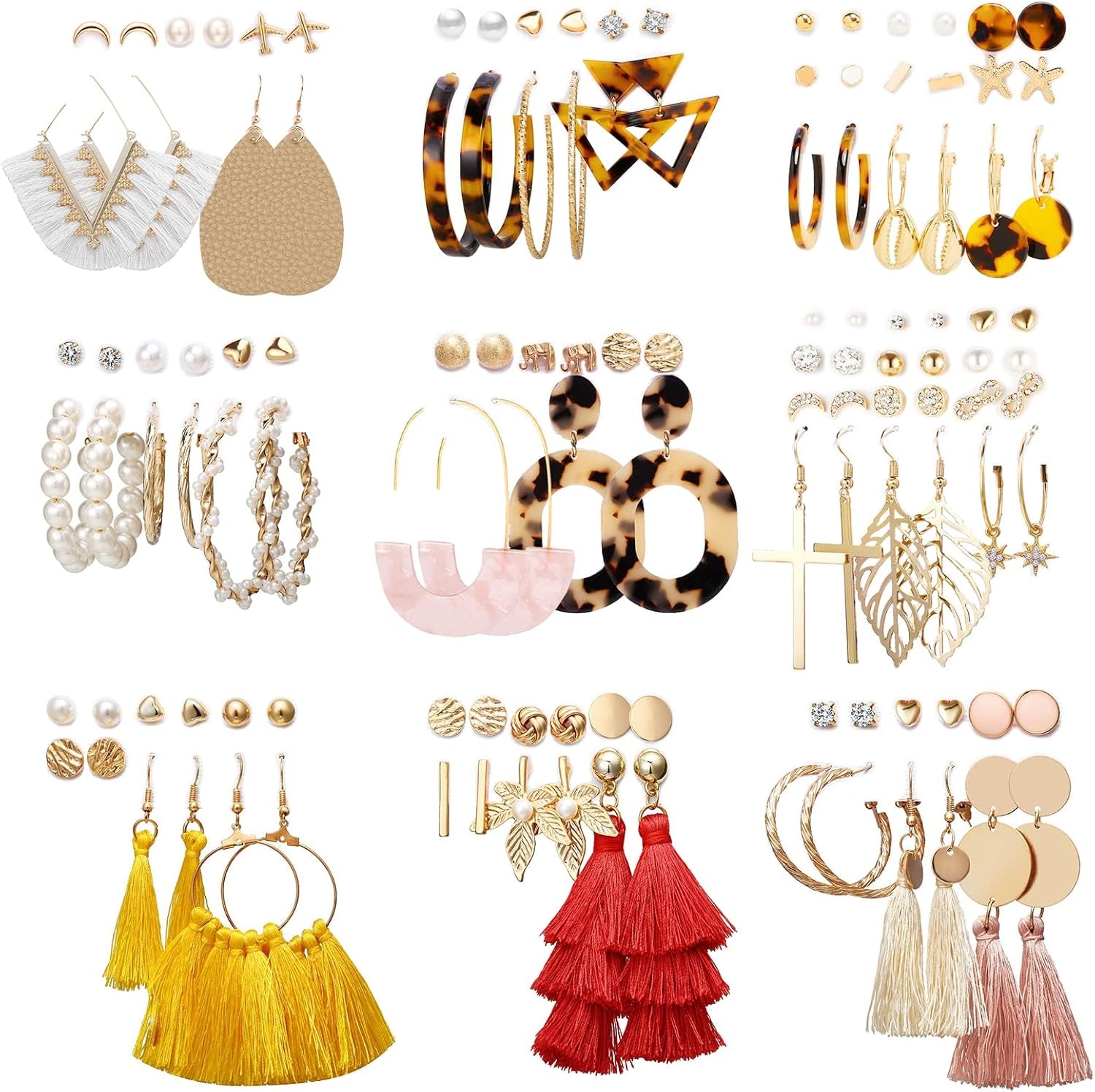 Earrings Set for Women,  Fashion Tassel