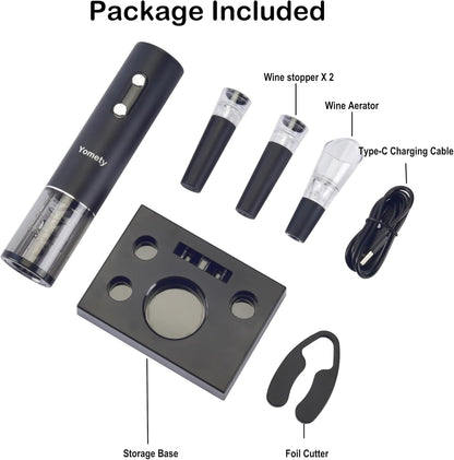 Electric Opener Set with Base, Accessories 