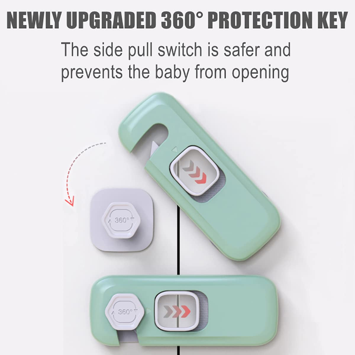 5 Pack Child Proof Refrigerator Lock,