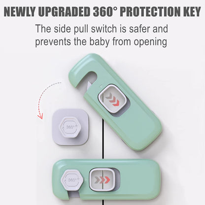 5 Pack Child Proof Refrigerator Lock,
