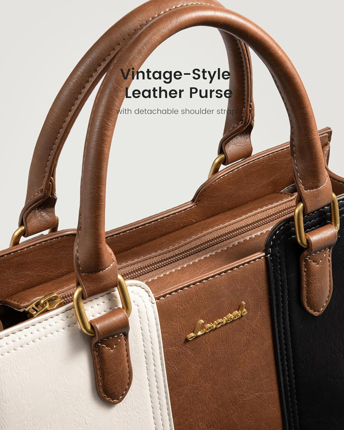 Purse for Women Vintage Leather Shoulder