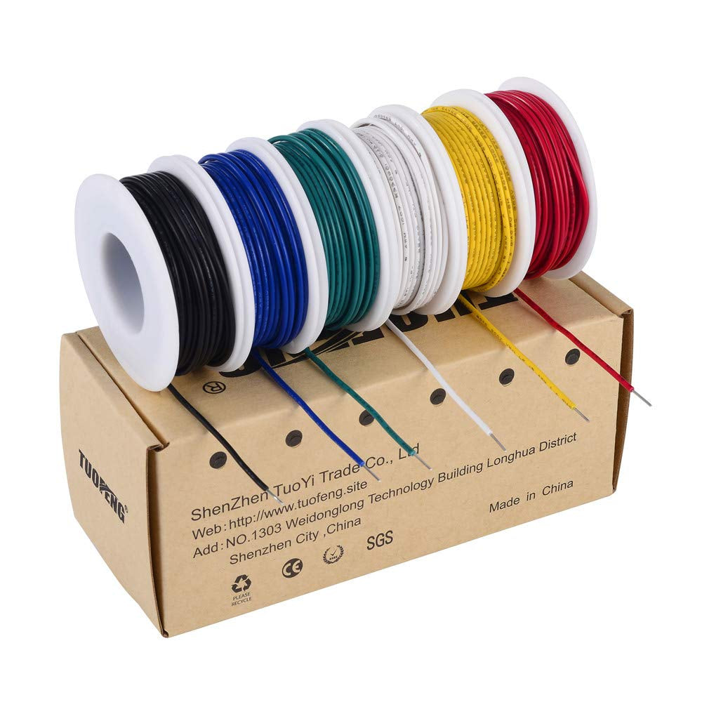 22 AWG Wire Solid Core Hookup Wire