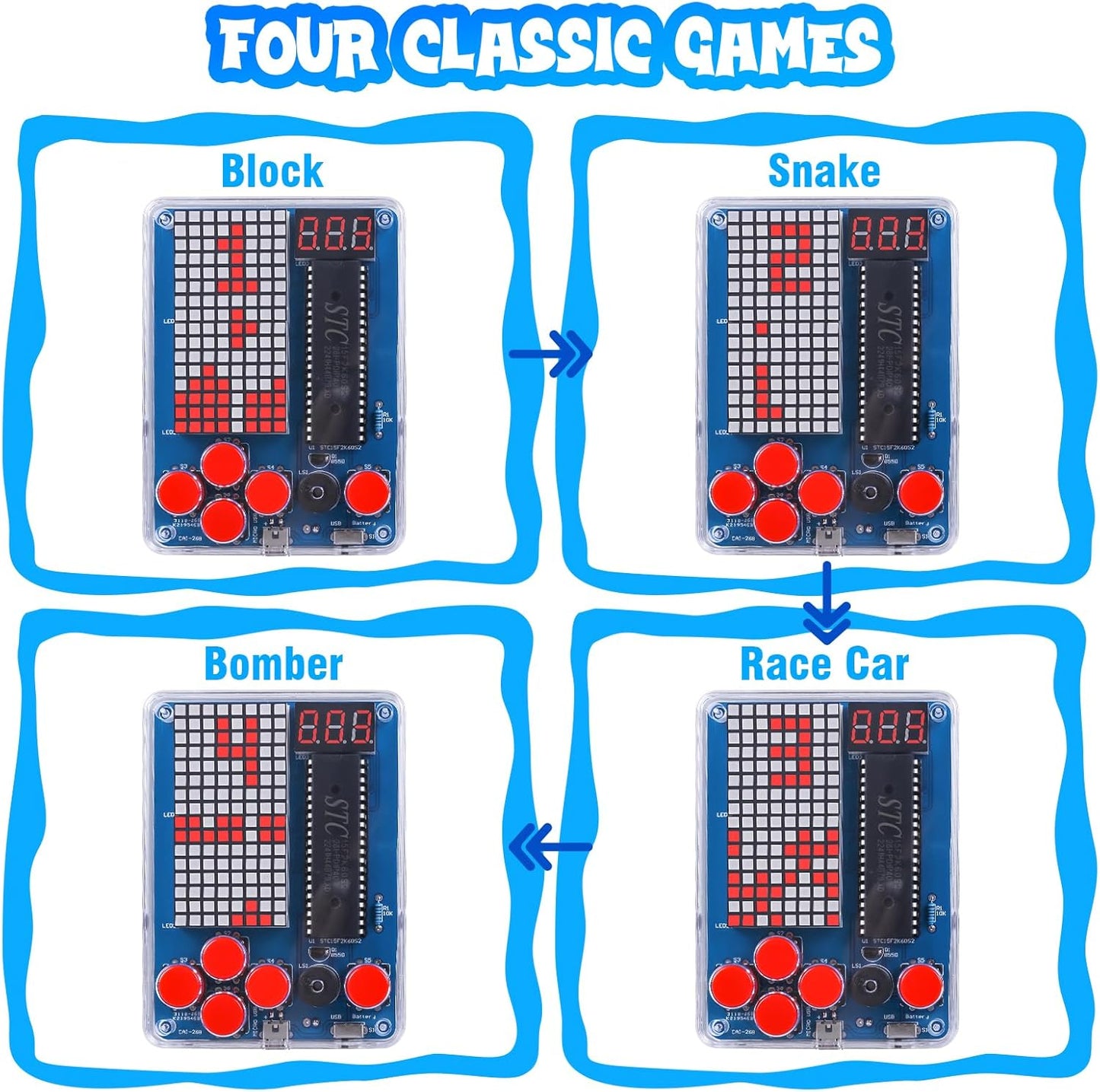 DIY Game Soldering Kit for Beginners