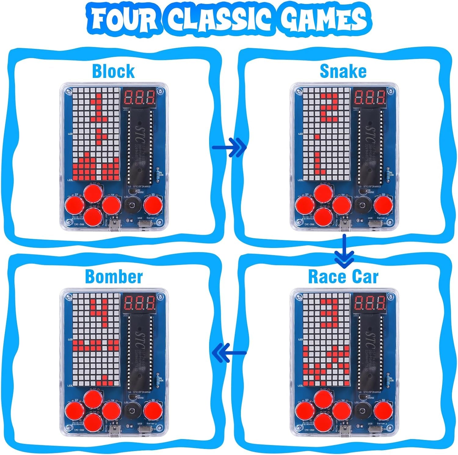 DIY Game Soldering Kit for Beginners