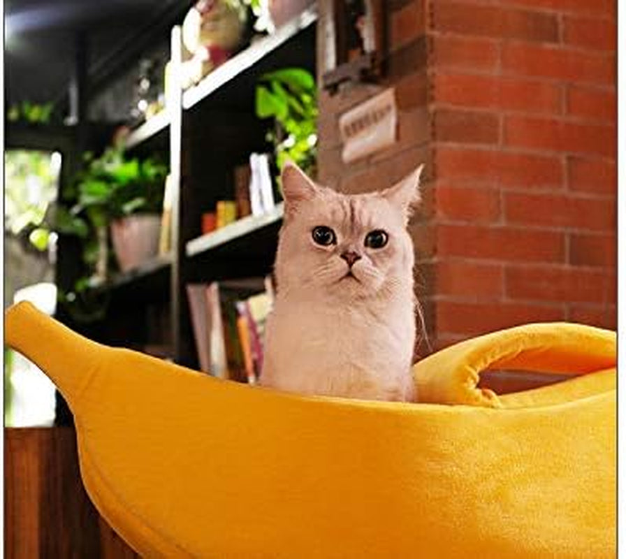 · Cute Banana Cat Bed House Large Size