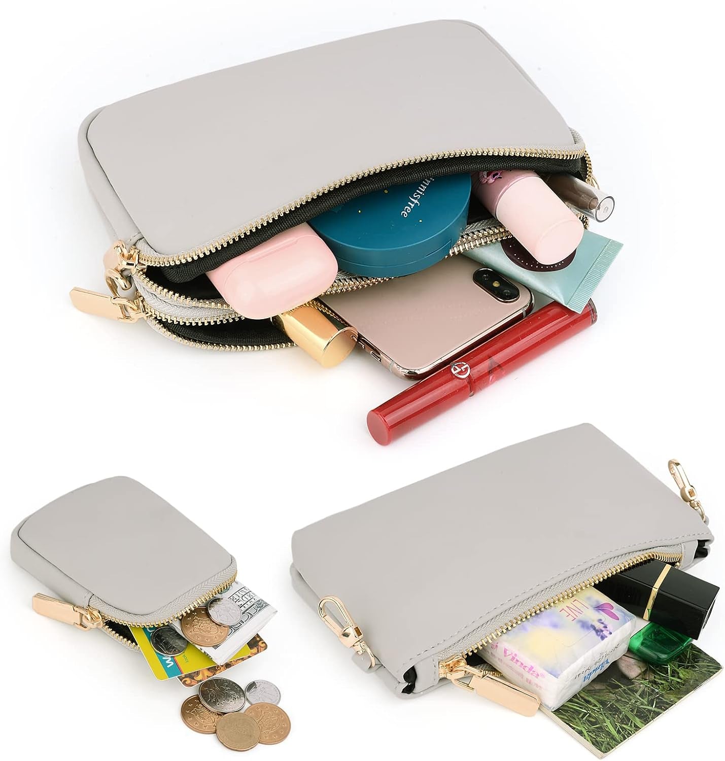 Small Crossbody Bags for Women 3 in 1