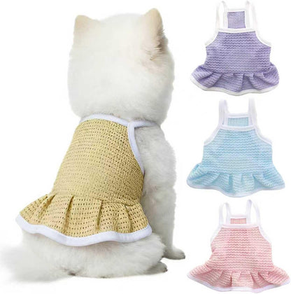 4 Pieces Dog Dress for Small Dogs Girl