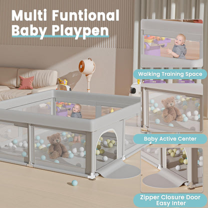 Baby Playpen 50X50 Inch, Play Pens 
