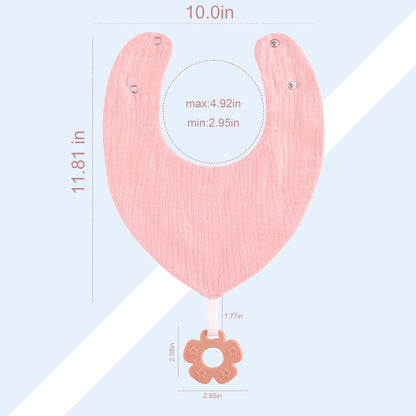 Baby Bandana Drool Bibs 6-Pack Teething