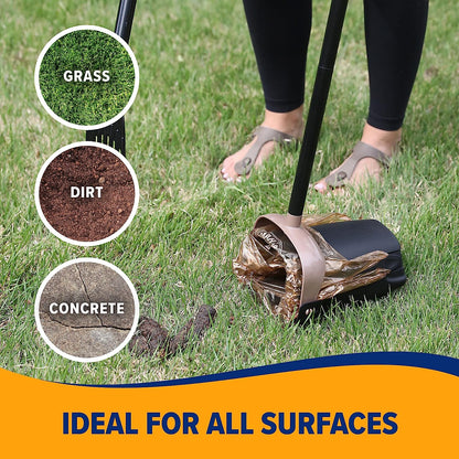 Dog Pooper Scooper Swivel Bin & Rake