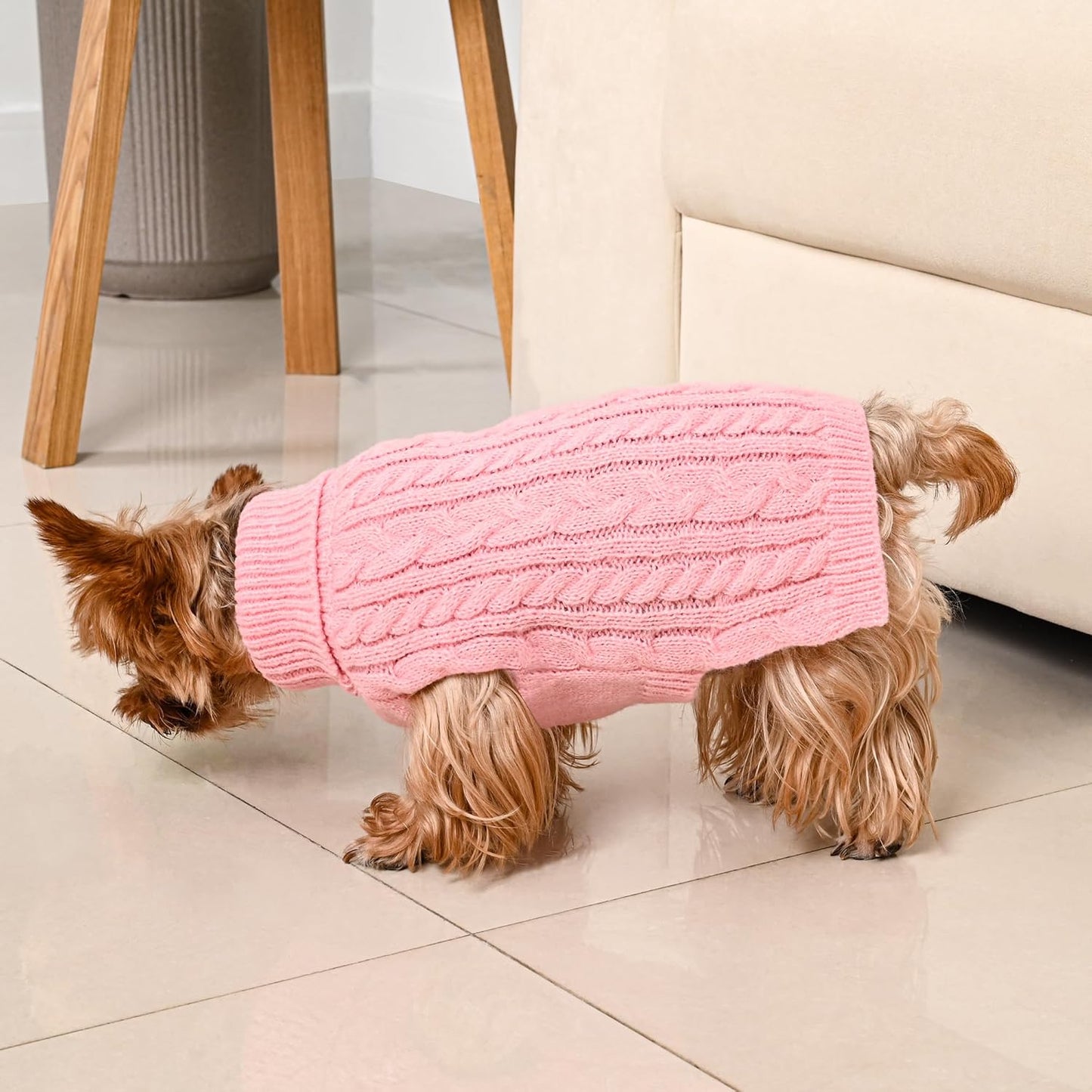 2 Pack Dog Sweaters for Small Dog Winter