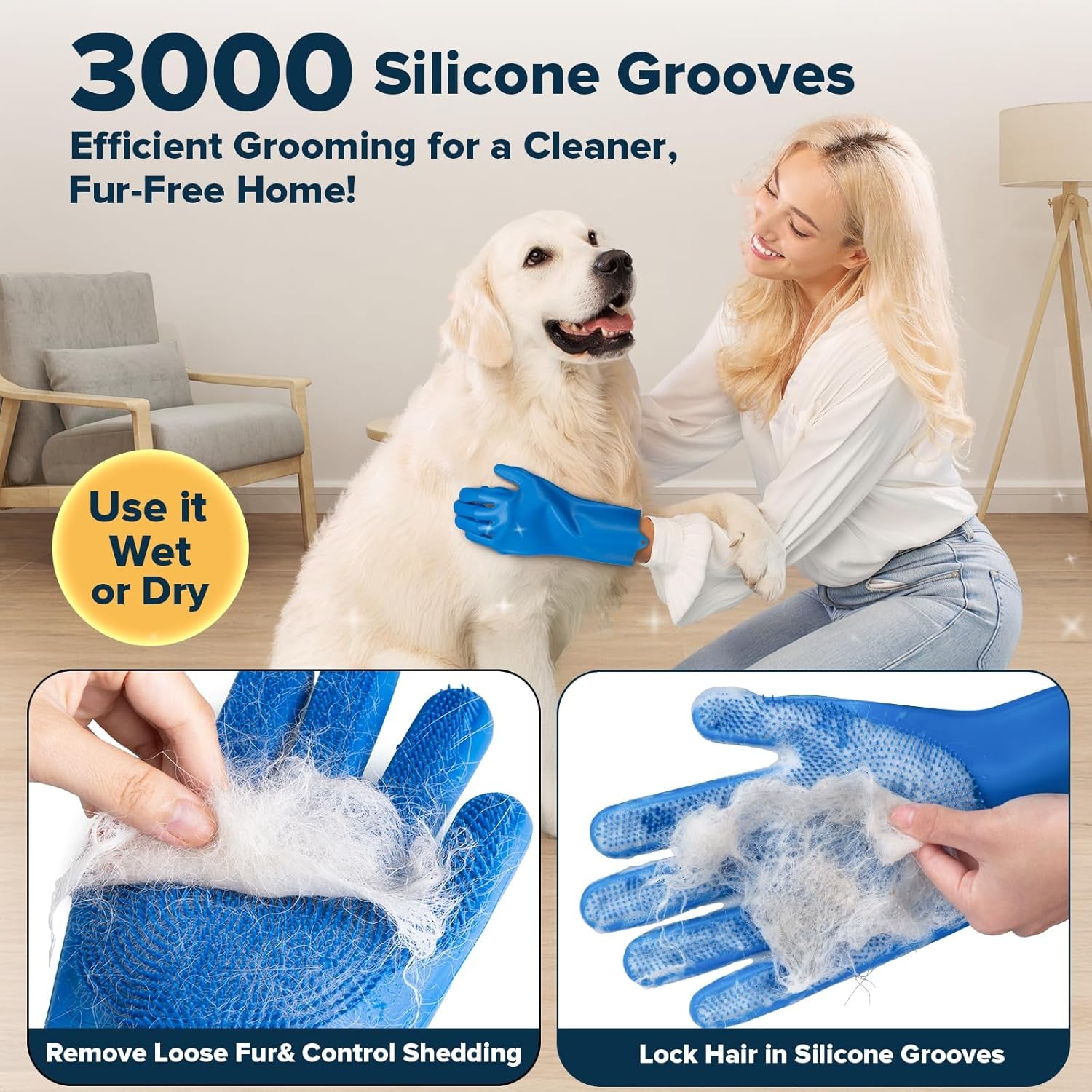 6PCS Pet Grooming Kit for Dogs,Cats 