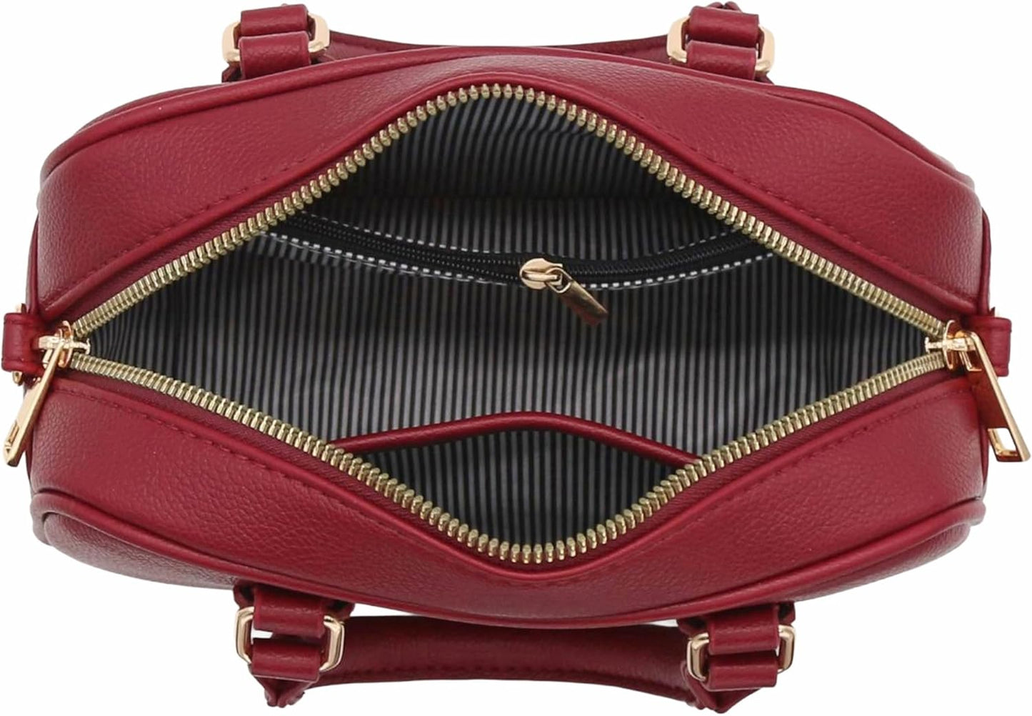 Mini PU Leather Satchel Purse Top Handle