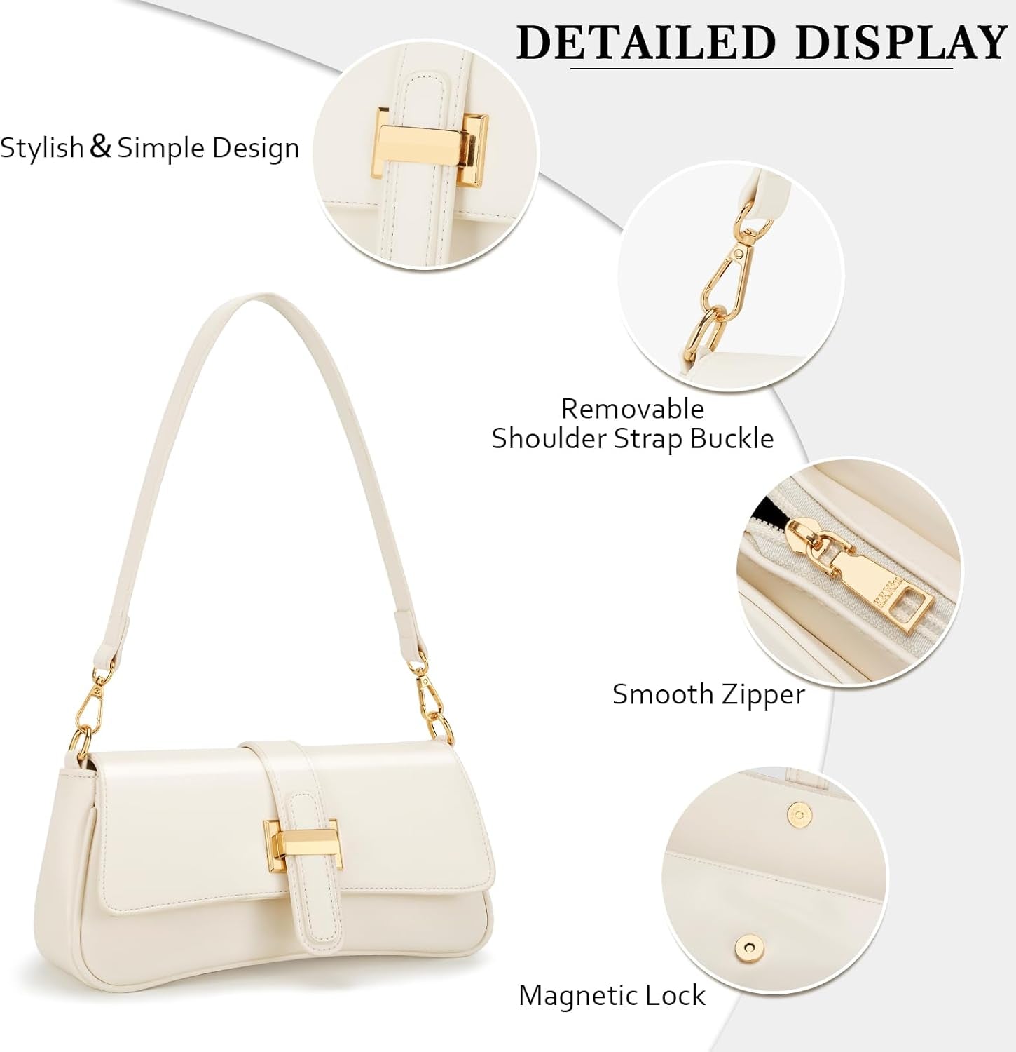 Shoulder Bag for Women, Small Handbag 