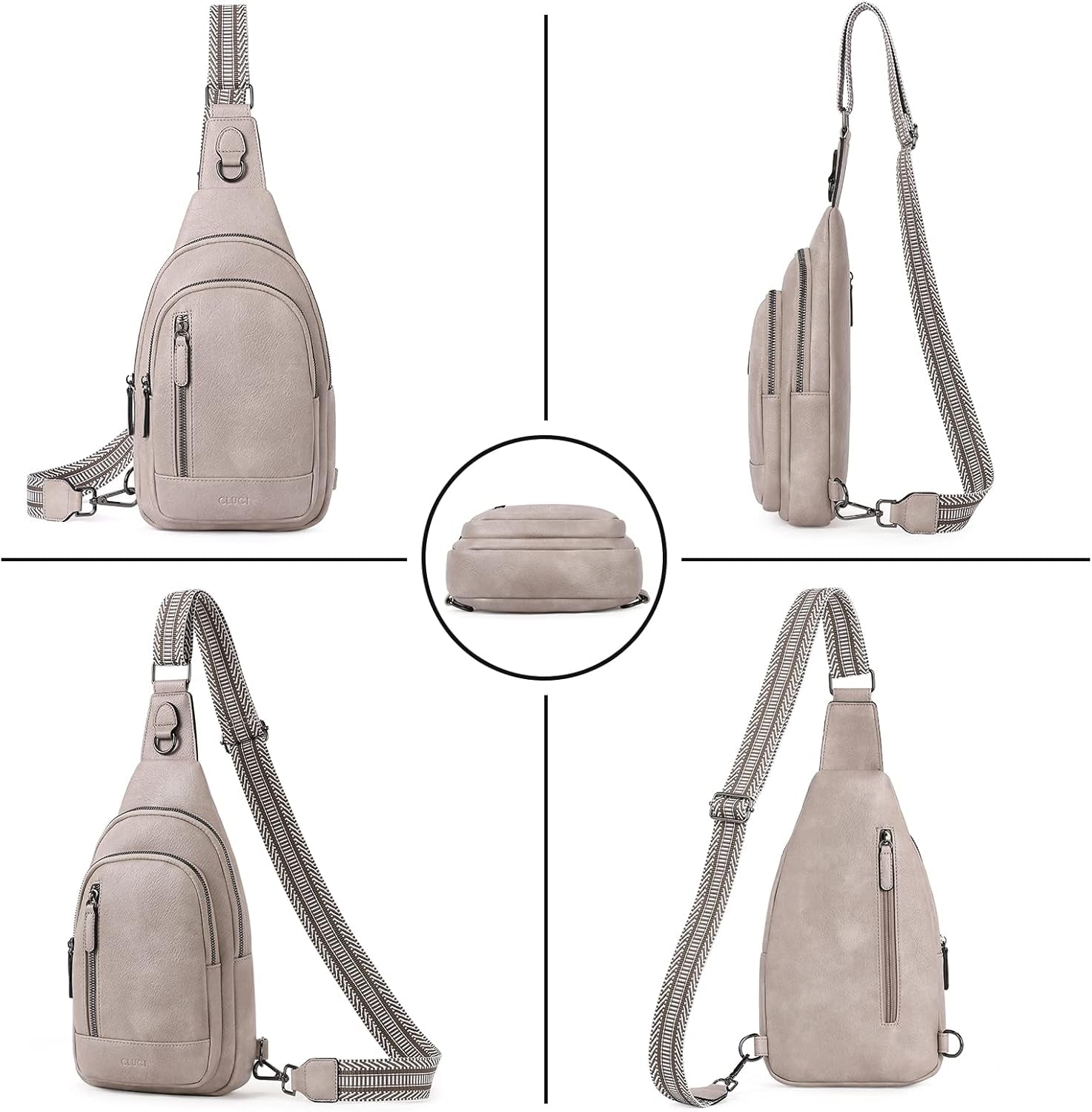 Crossbody Bags for Women Men,Leather 