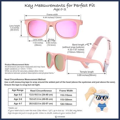 Flexible Polarized Baby Sunglasses