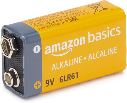 Basics 4-Pack 9V Long-Lasting Alkaline