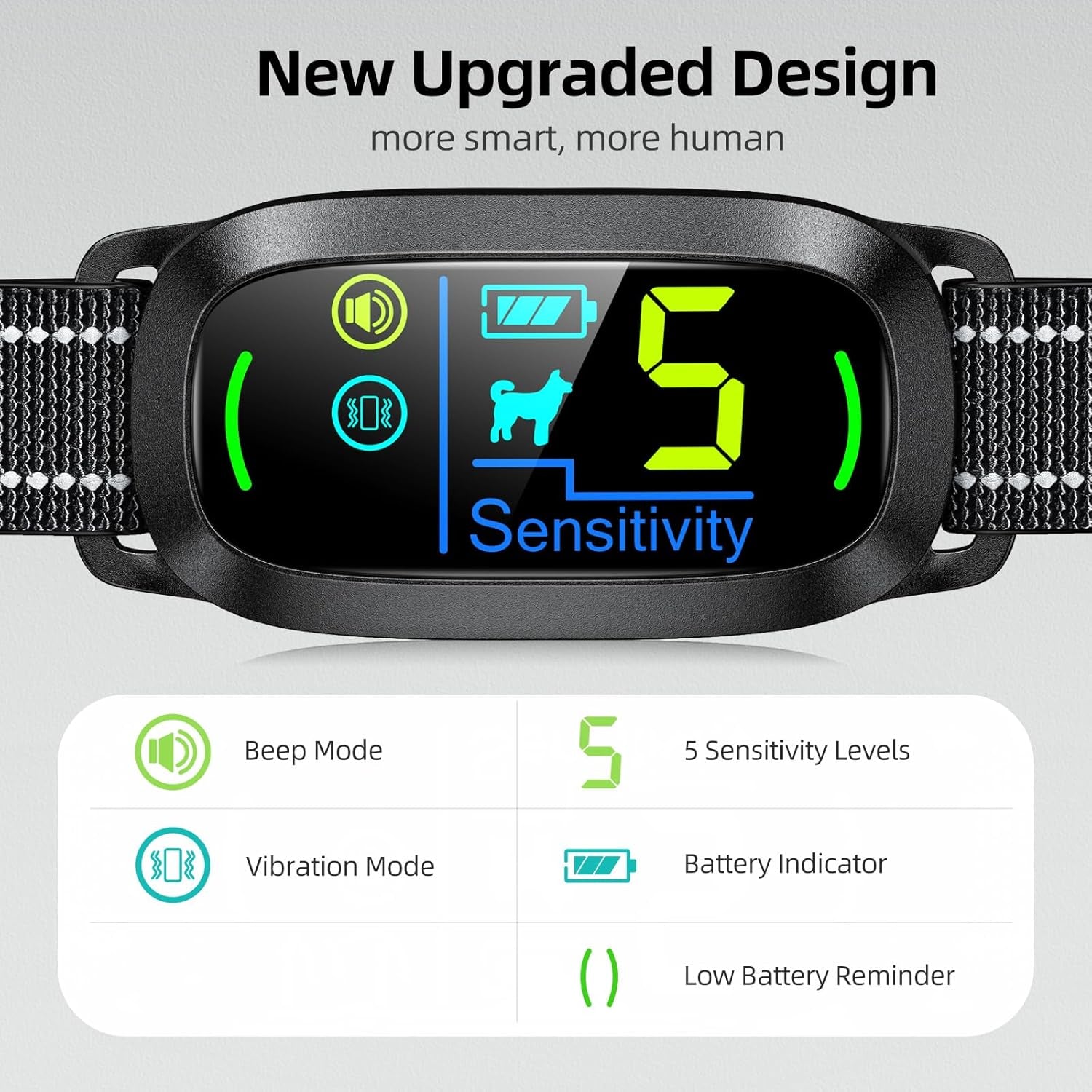 Dog Bark Collar Rechargeable Smart Collar