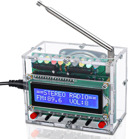 FM Radio Kit,ICSTATION Soldering Project