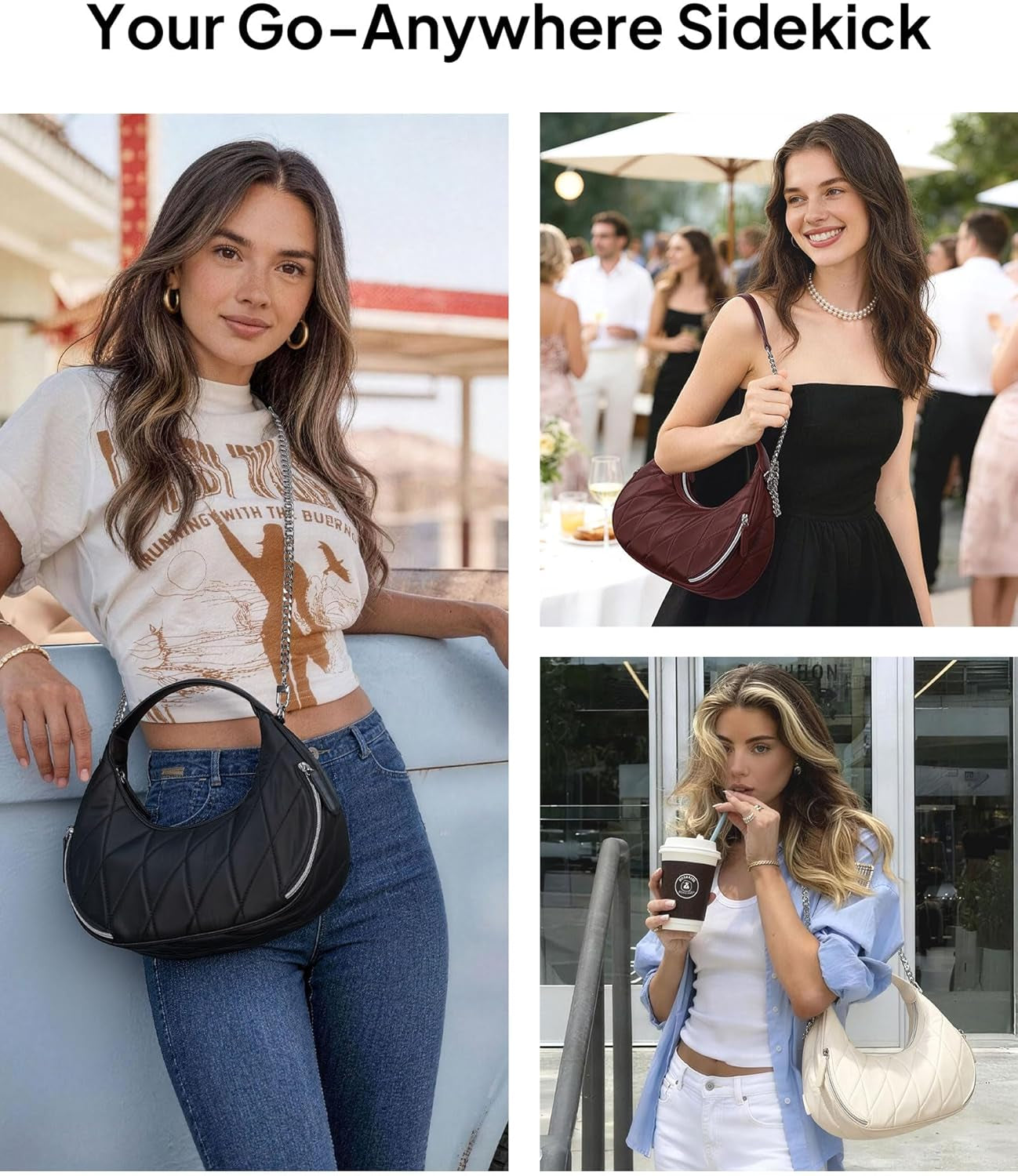 Crossbody Bag for Women Small Quilted