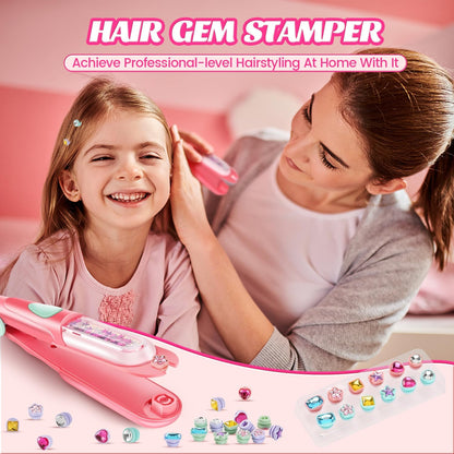 Hair Gem Stamper Kit, Bling Hair Jewels