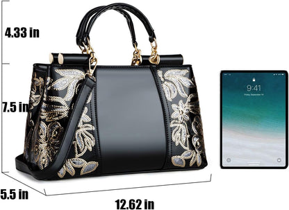 Handbags for Women Patent Leather 