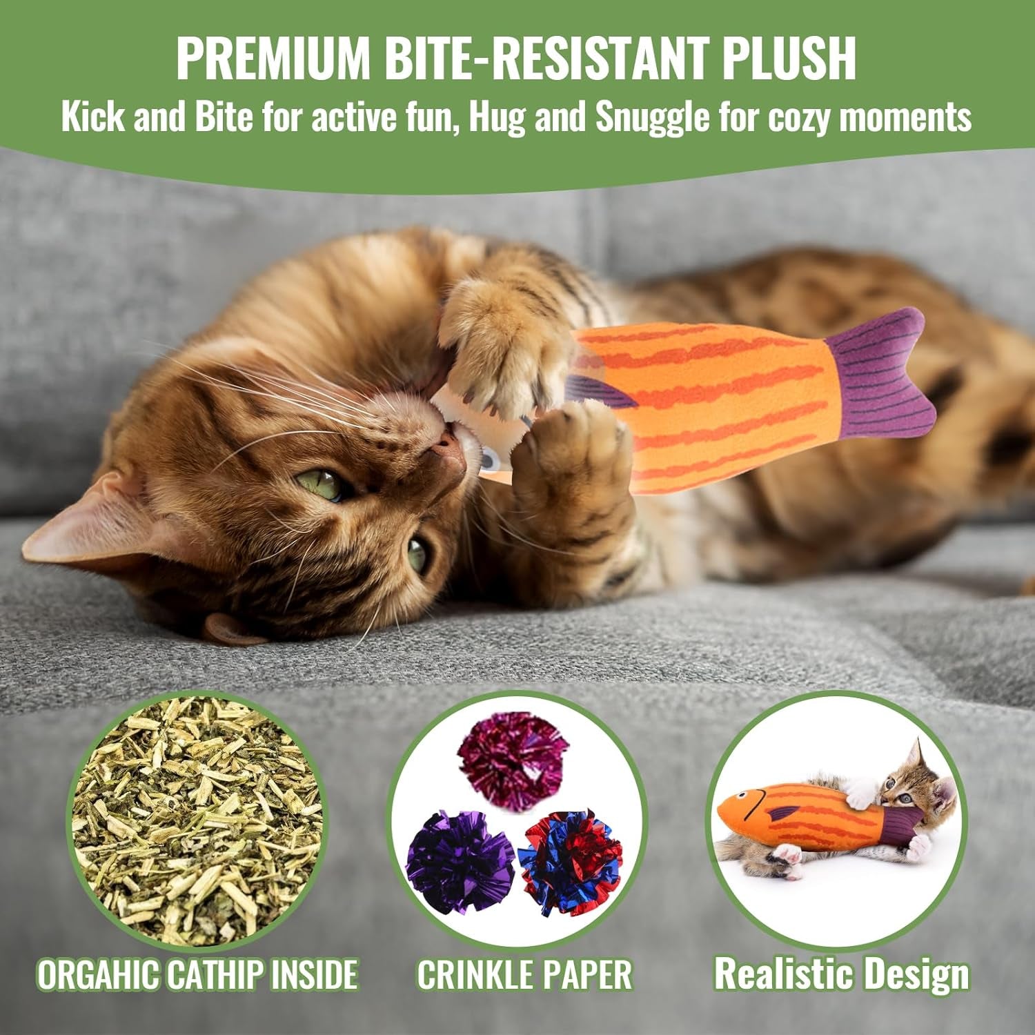 Cat Toys Variety Pack for Kitty 20 Pcs