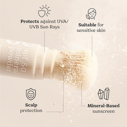 - Kids SPF 50 Brush on Mineral Sunscreen