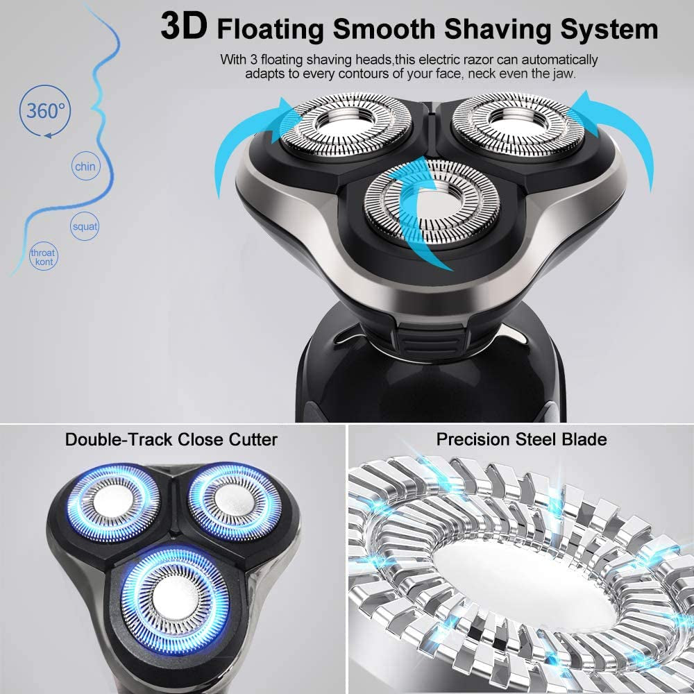 Electric Razor for Men - Rechargeable