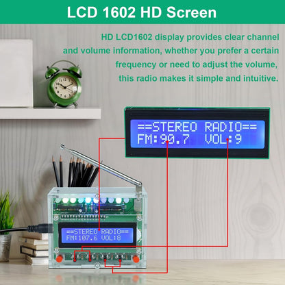 FM Radio Kit,ICSTATION Soldering Project