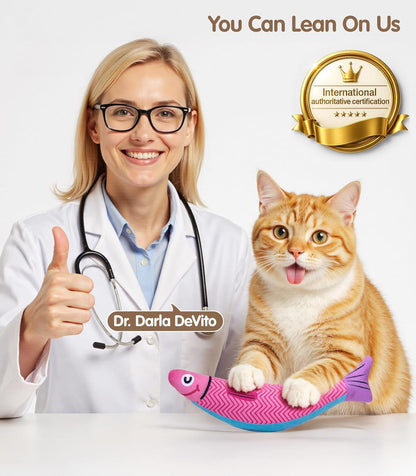 Cat Toys With[5000Mg A+Natural Catnip