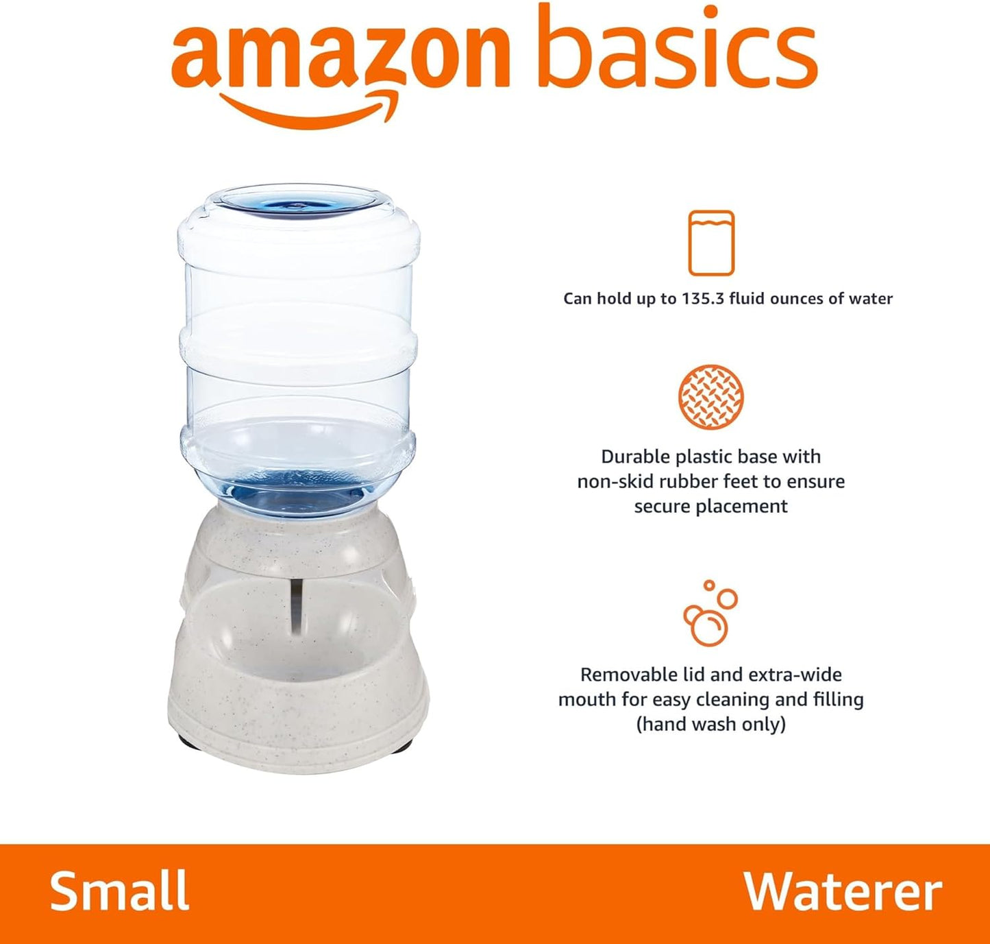 Basics Gravity Pet Water Dispenser 
